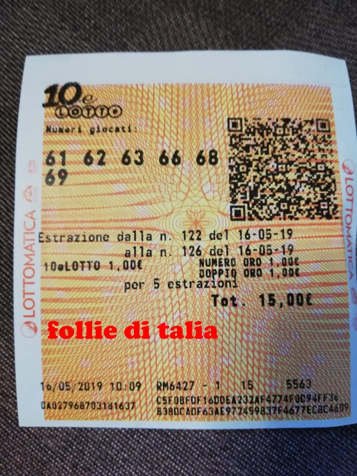 10 E Lotto Ogni 5 Minuti Le Follie Di Talia